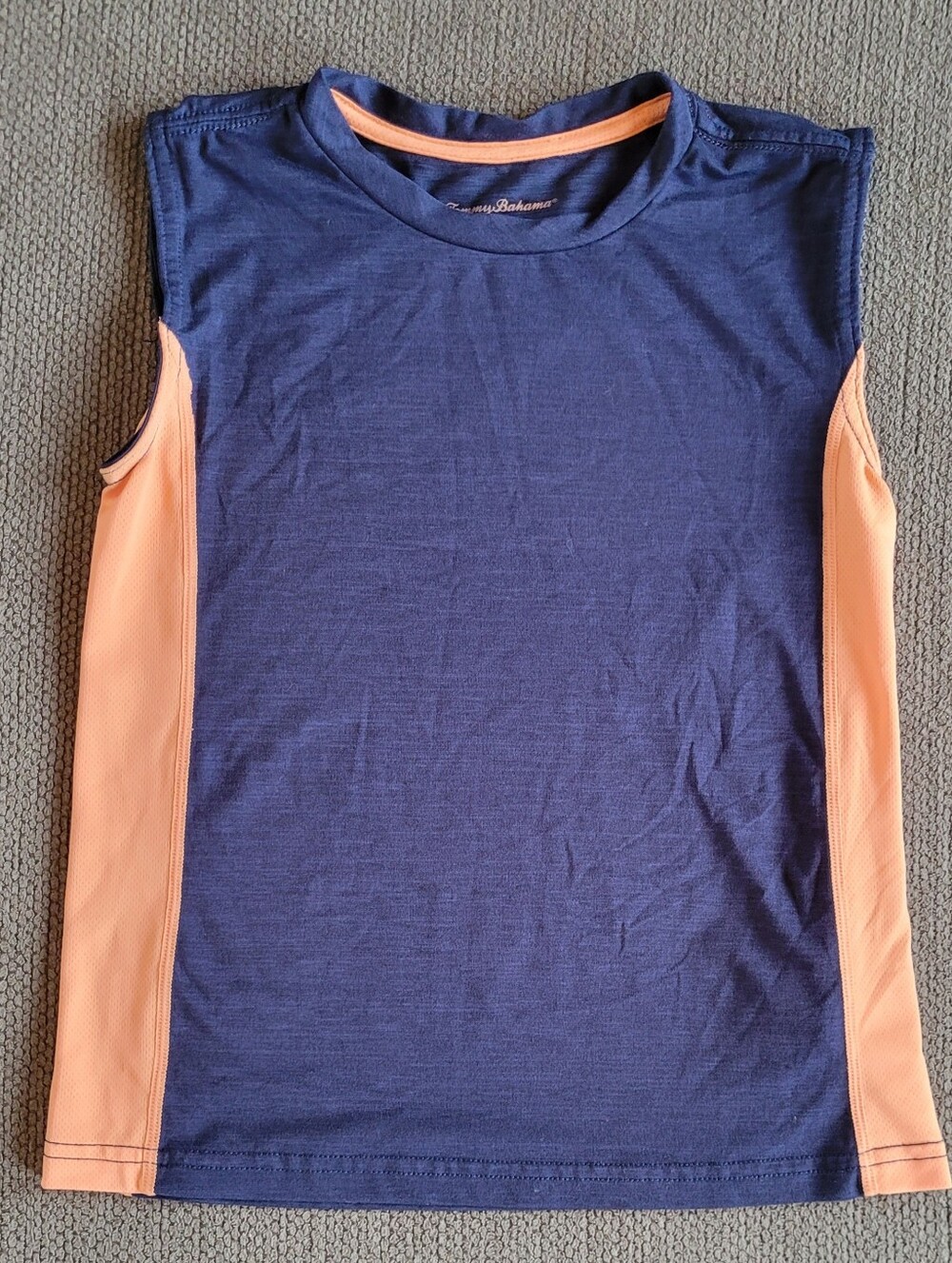 Tommy Bahama Boys 5/6 Blue Sleeveless Active Top